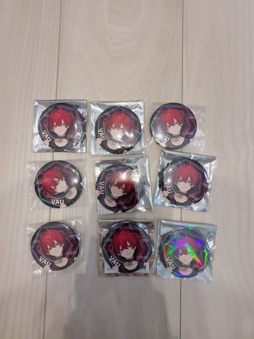 ばぁうくん　缶バッジ　9個