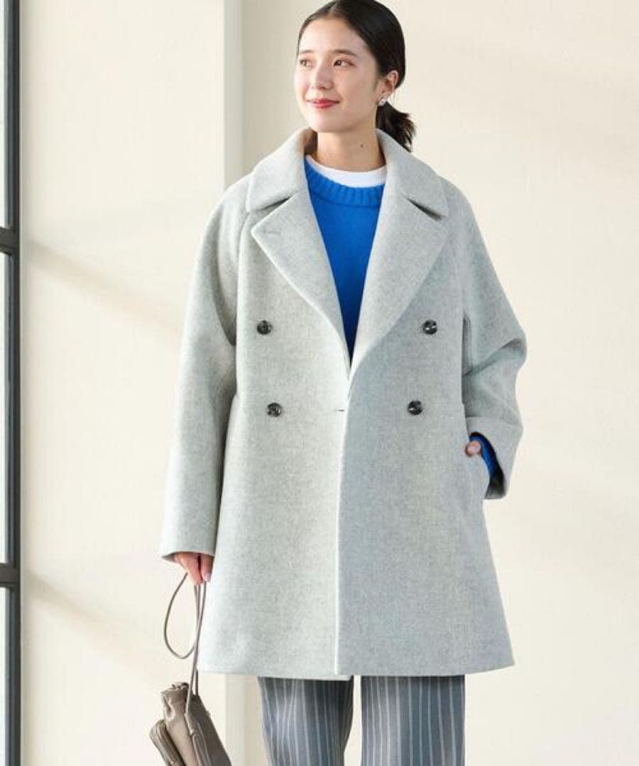 23AW グリーンレーベルリラクシング SPINTO ダブルテーラードコート