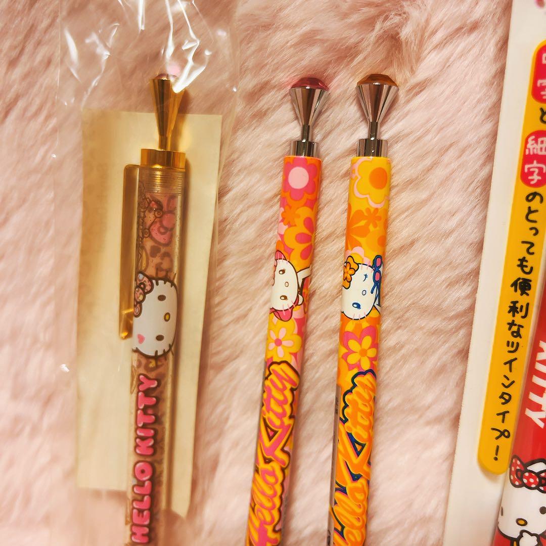 希少レア　ハローキティ　ペン　まとめ売り　平成レトロ　ヒョウ柄　ギャルキティ