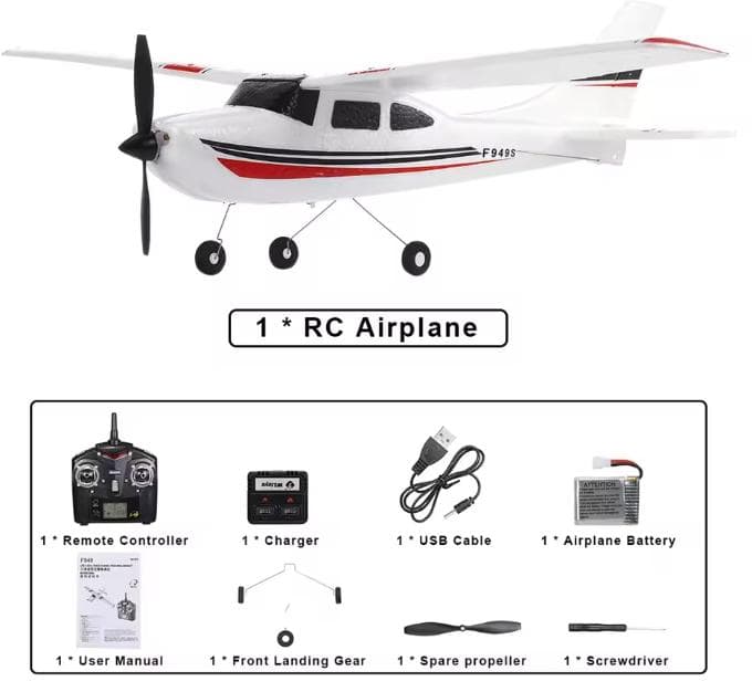 Wltoys F94 2.4 グラム 3Ch RC 飛行機固定翼飛行機屋外