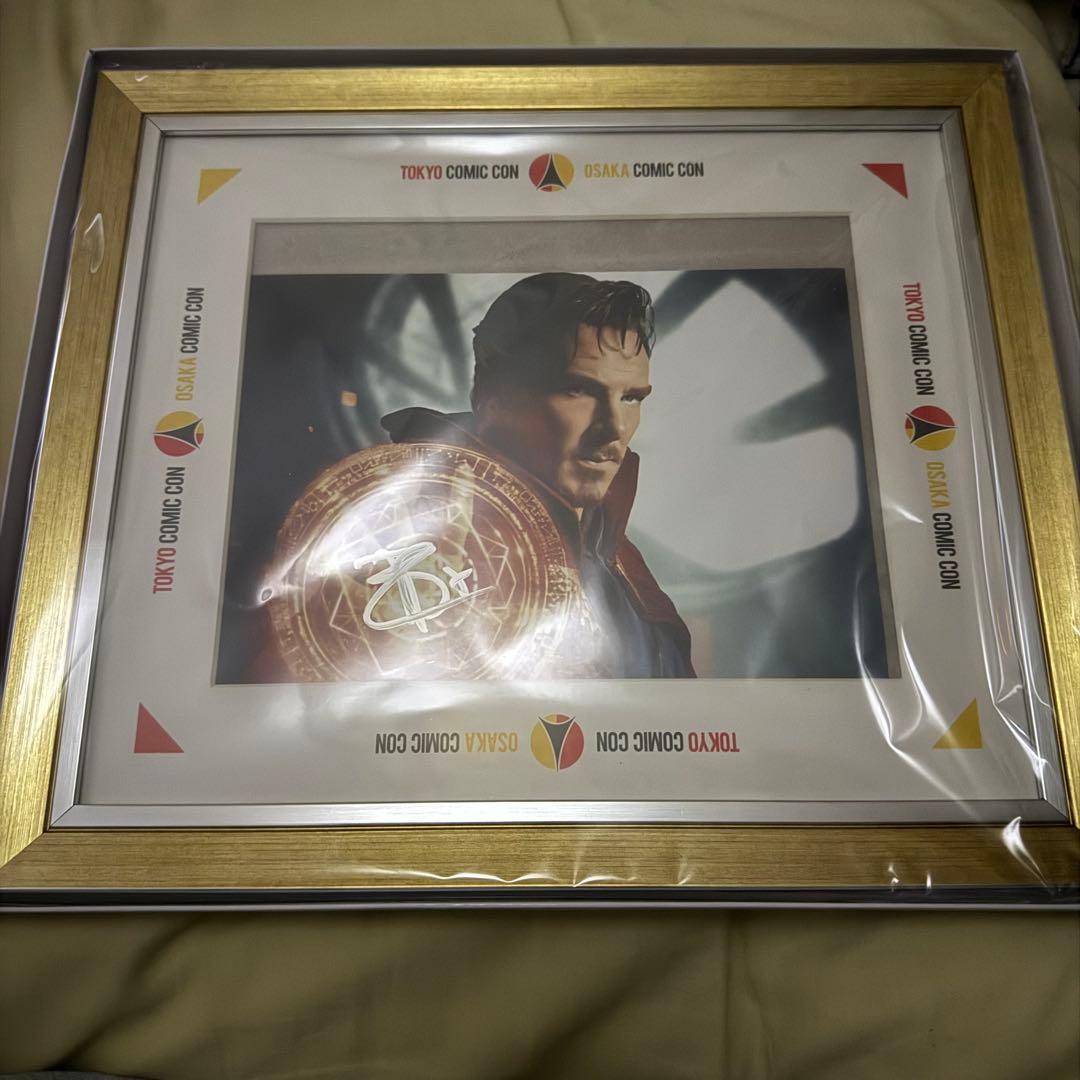 ベネディクトカンバーバッチ 直筆サイン 写真 フレーム入り 東京コミコン 新品