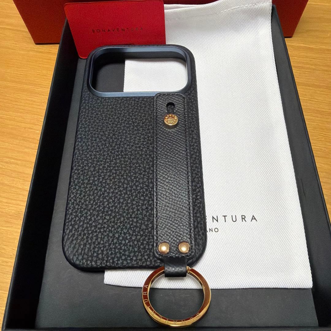 超美品✳︎ボナベンチュラ　iPhone17proケース　ブラック