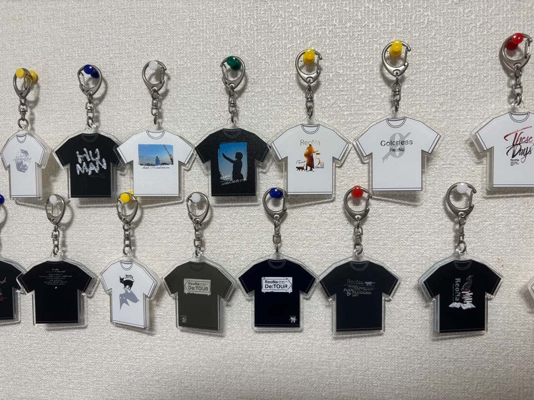 ReoNa ランダムツアーTシャツメモリアルキーホルダー コンプリートセット