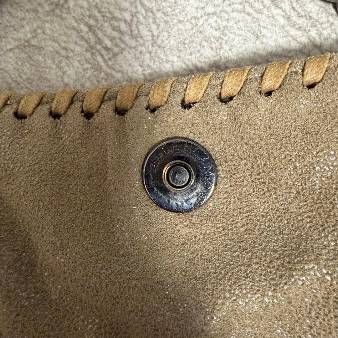 ステラマッカートニー ファラベラ チェーンショルダーバッグ ベージュ系