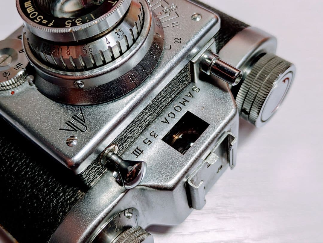 【完動極美品】samoca 35 lll 1954年製 ビンテージフィルムカメラ