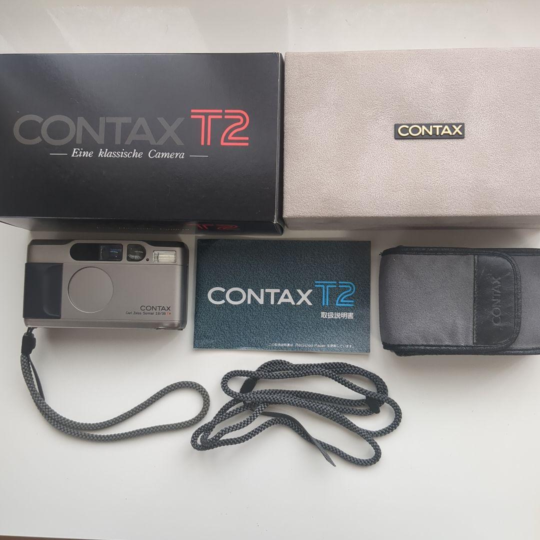 【高級コンパクトカメラ・希少】 Contax T2 　チタンクローム