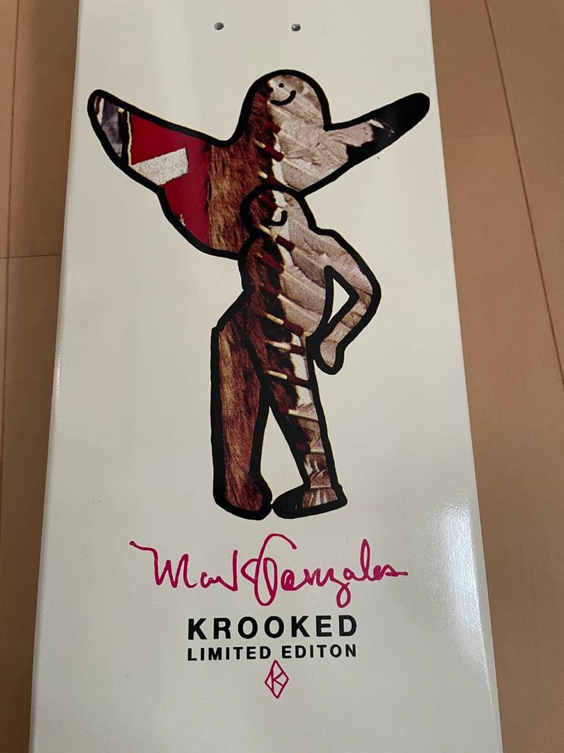 スケートボード　デッキ　krooked skateboards gonz