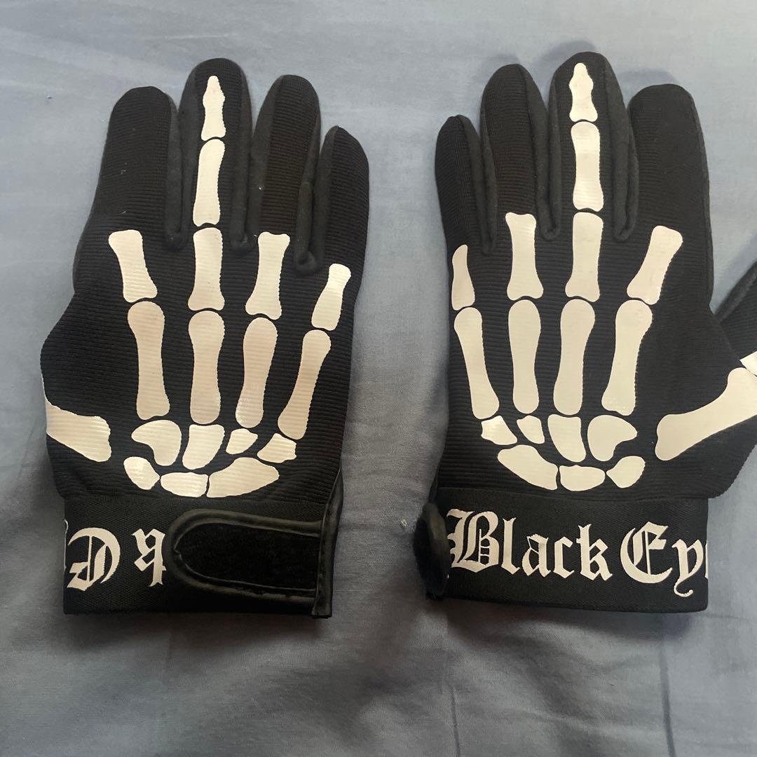 ブラックアイパッチSKELETON’S FINGER GLOVES BLACK