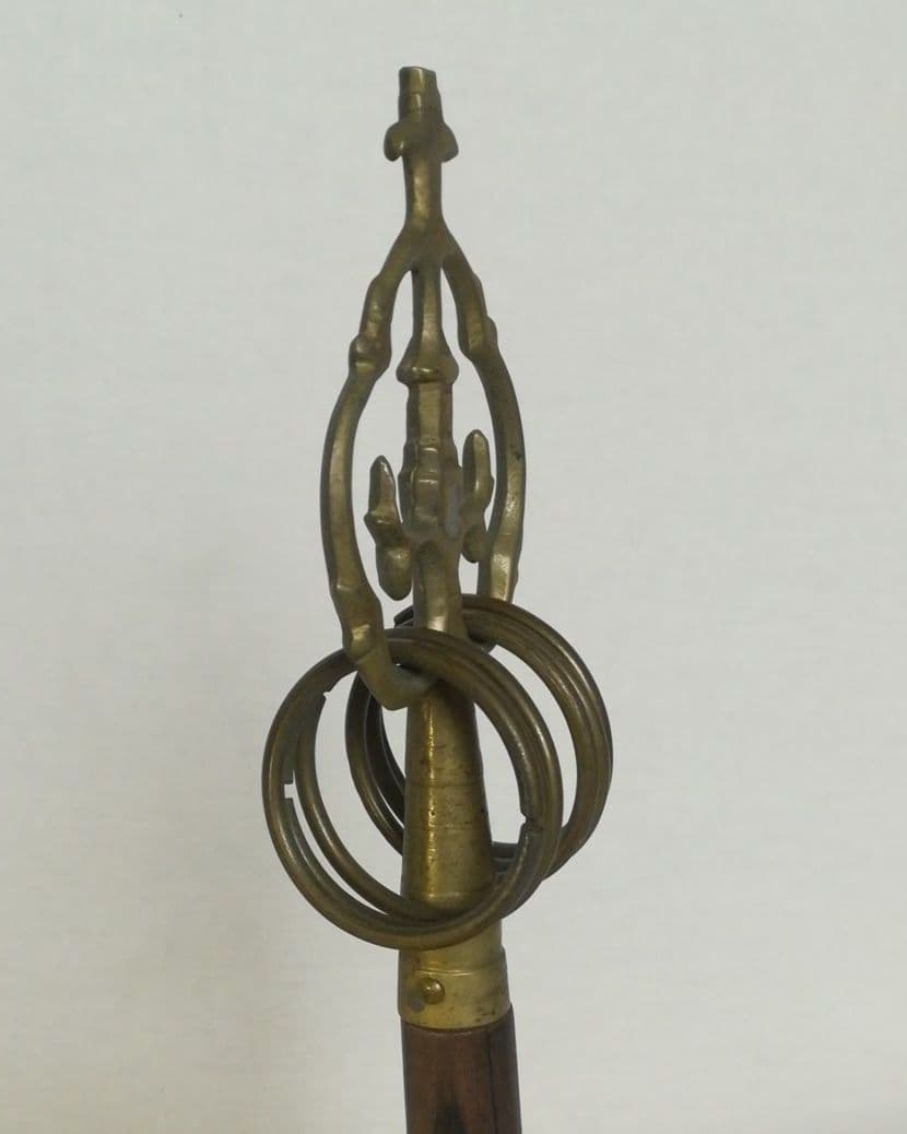 六輪錫杖　手錫杖　密教仏具　仏具