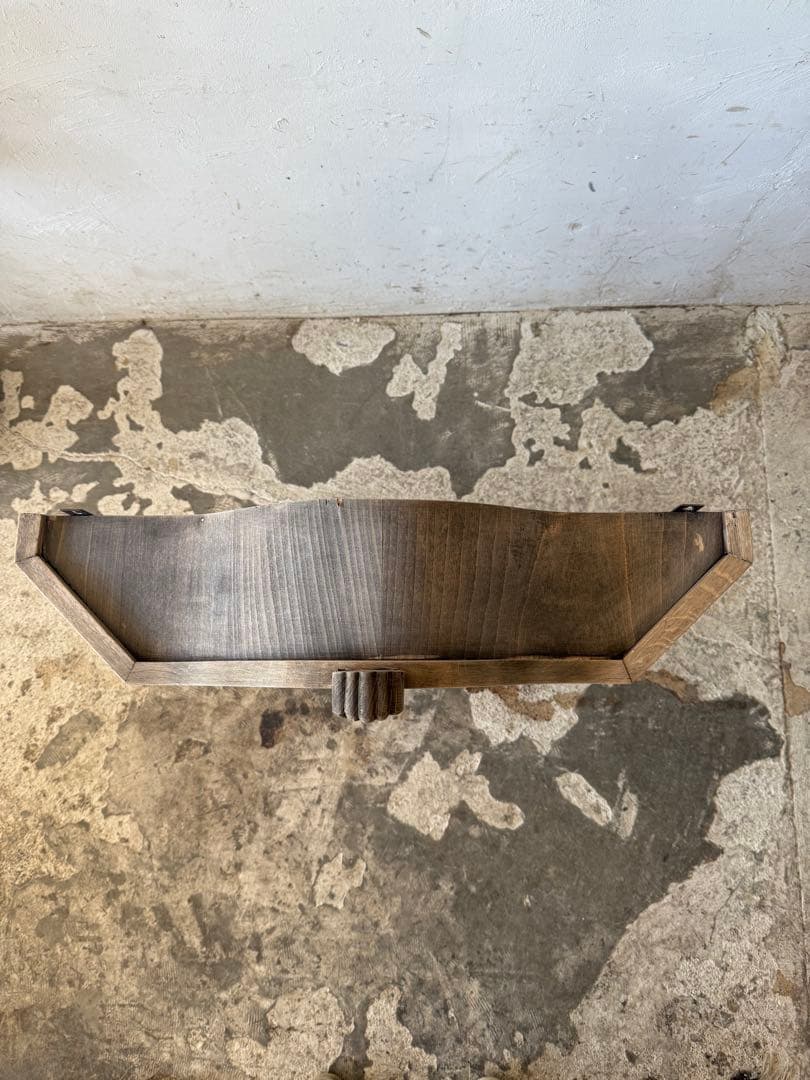 年末・年始SALE ビンテージ ウォールガラスキャビネット 剥離