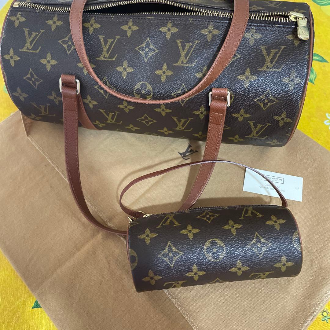 ルイ・ヴィトン ハンドバッグ 大小セット　パピヨン　１回使用