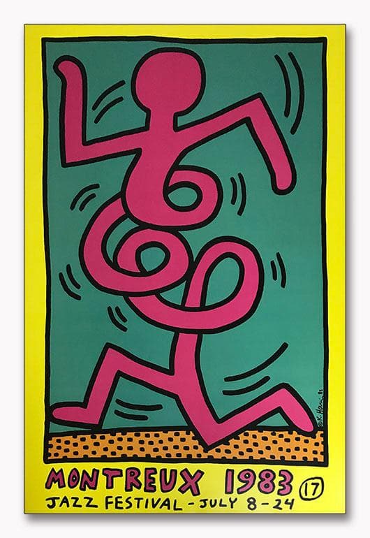 モントルー・ジャズ・フェスティバル  1983/ヘリング/ポスター