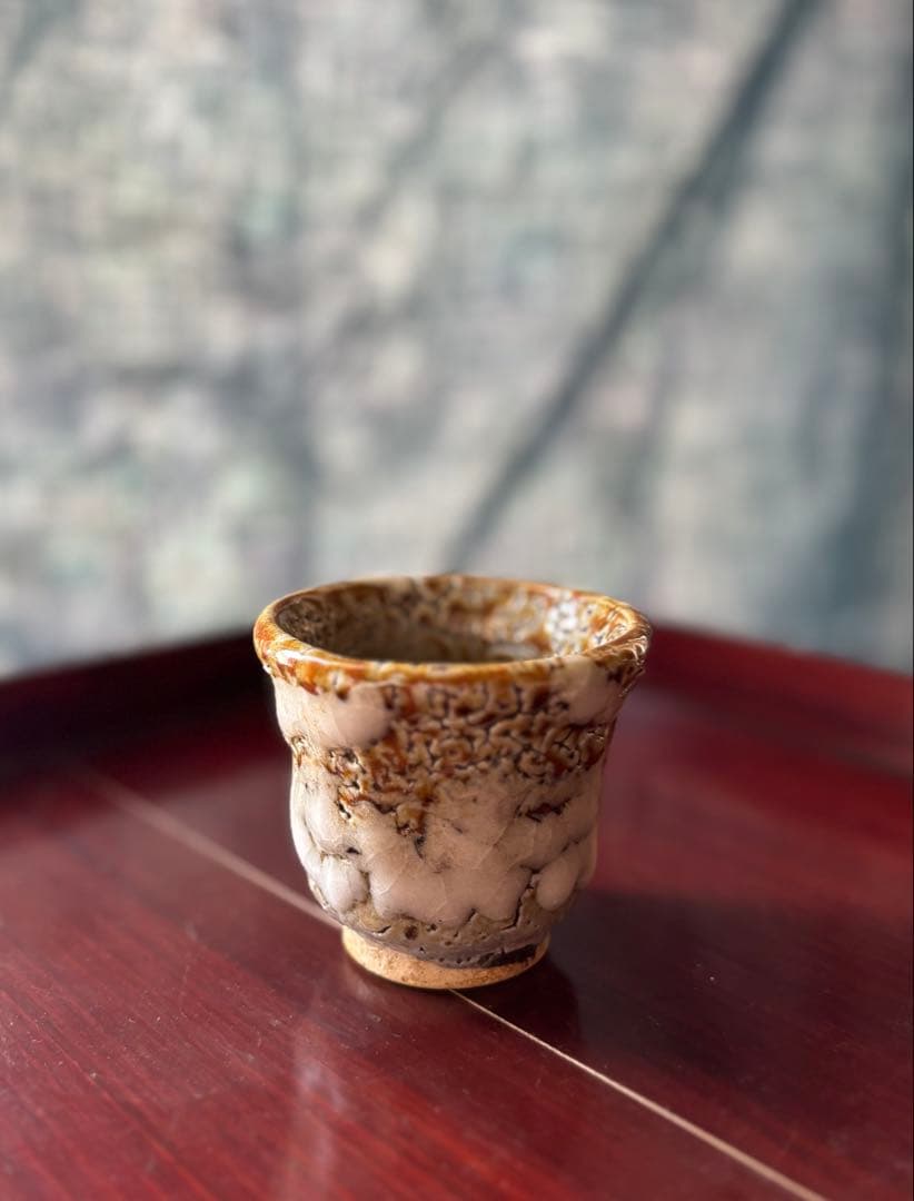 啓蔵　ぐい呑み　鹿児島　萩原　個性的　希少