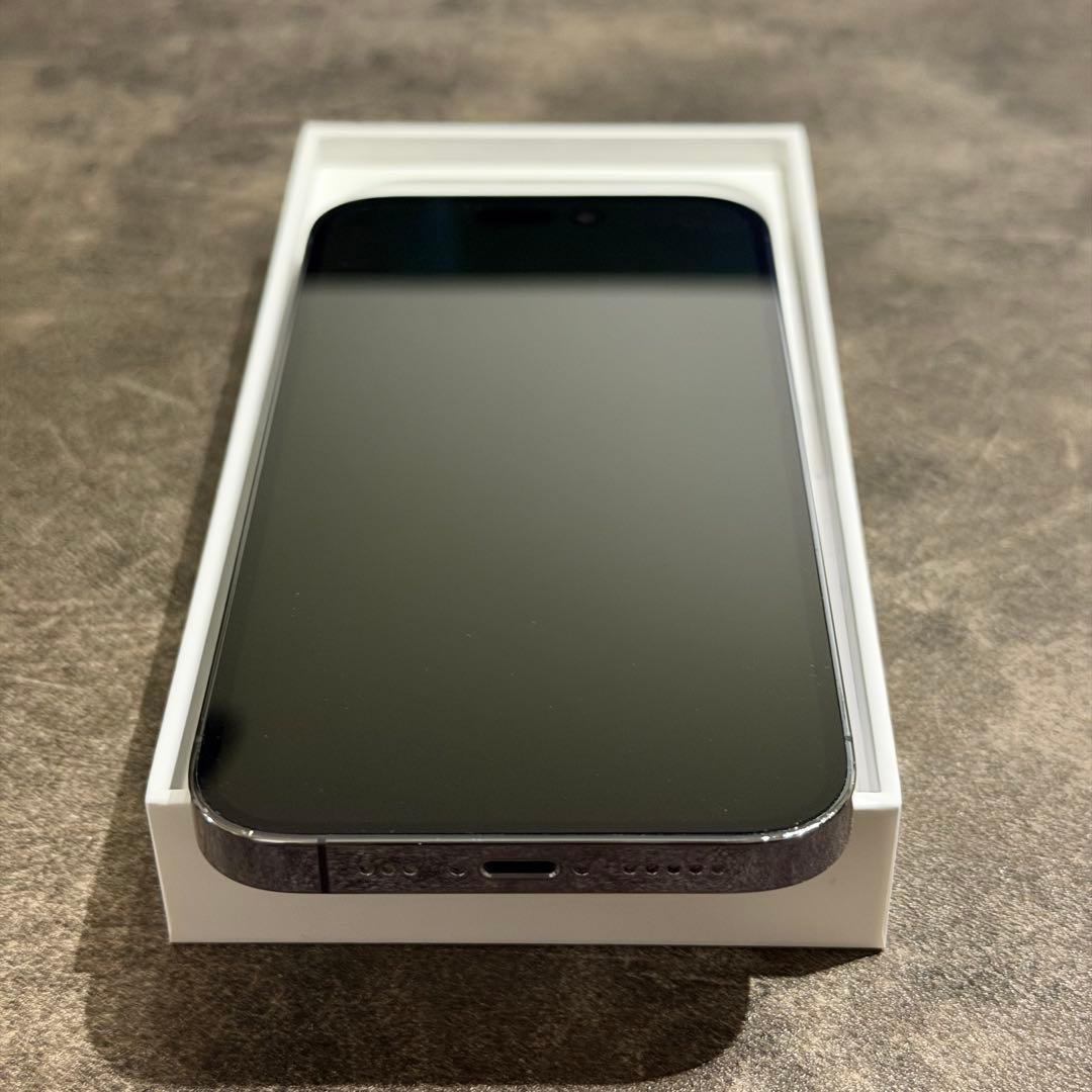 【超美品】Apple iPhone 14 Pro ディープパープル 本体