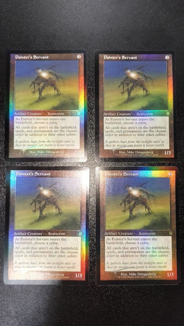 MTG 絵描きの召使い 英語版 foil ジャッジ褒賞版 ４枚