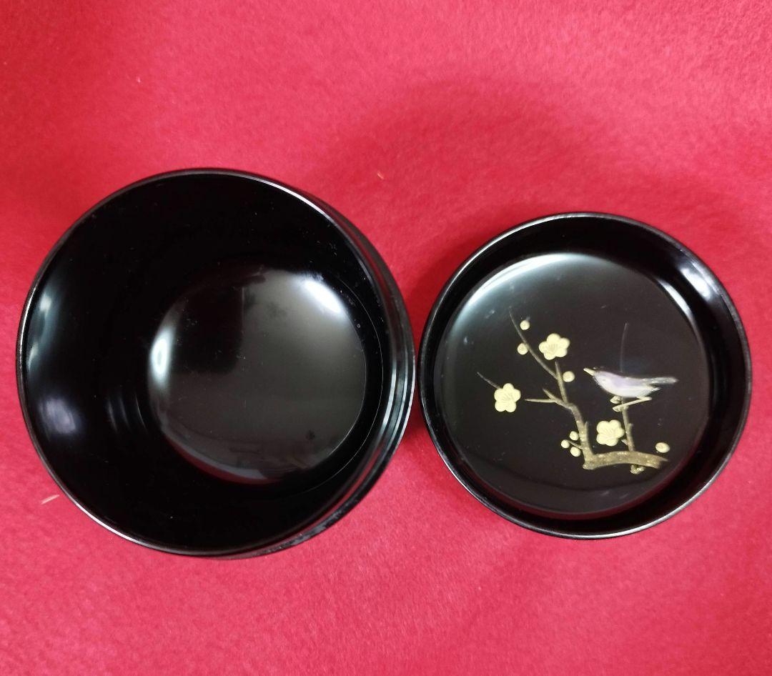 茶道具 棗　【宗新】【梅にうぐいす　蒔絵】