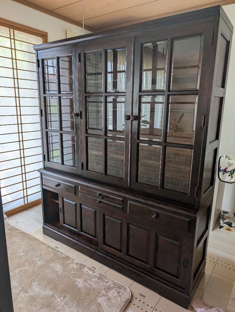 北海道民芸家具 食器棚