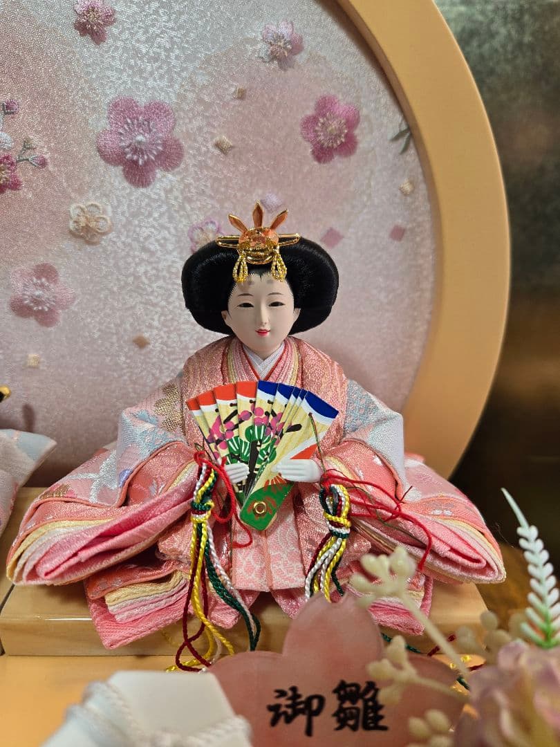 Oreo【一点限り】雛人形 ケース飾り　K57