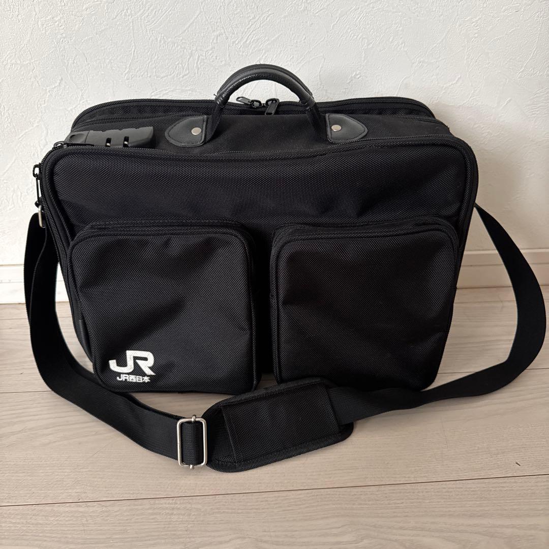 貴重　JR西日本　乗務員カバン　サブバッグ　補助バッグ　運転士　車掌　ソフト鞄