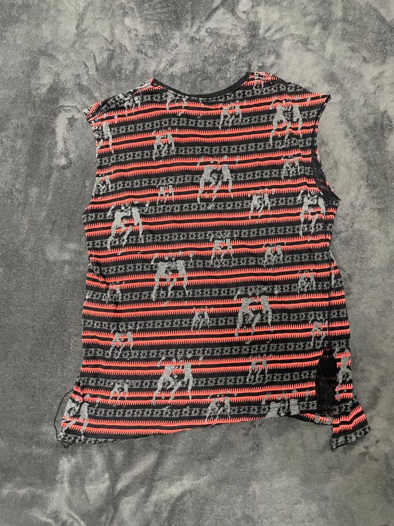 UNDERCOVER SCAB期 ノースリーブ 総柄 カットソー