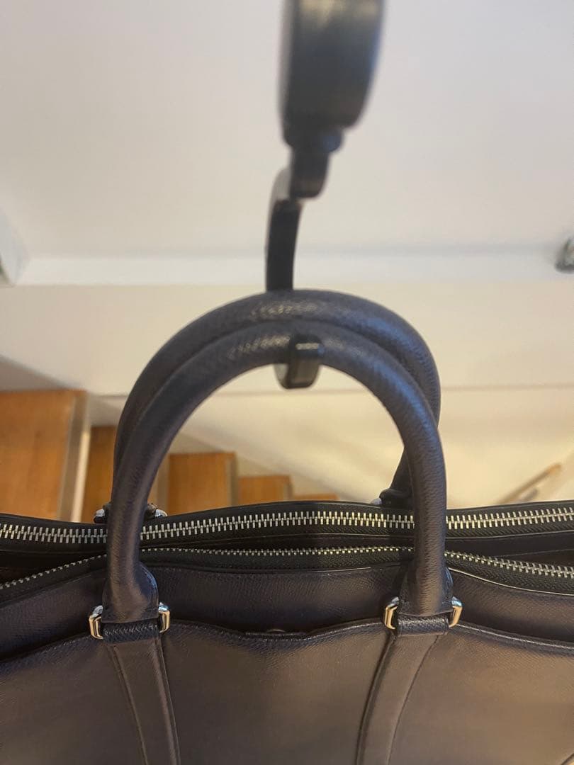 k*9様 COACH ネイビー ビジネスバッグ