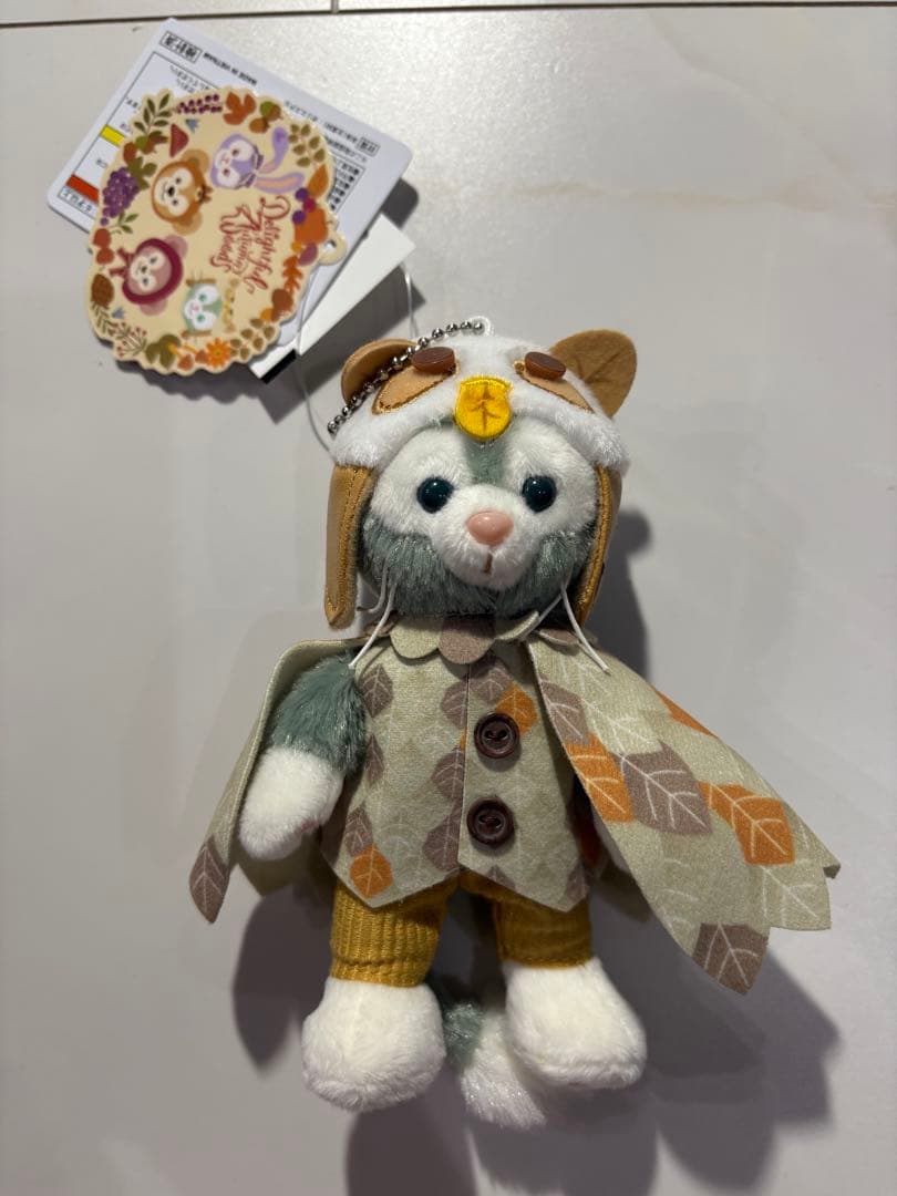 希少タグ付ダッフィー 秋のぼうけんディズニーシーぬいぐるみ 4体セット