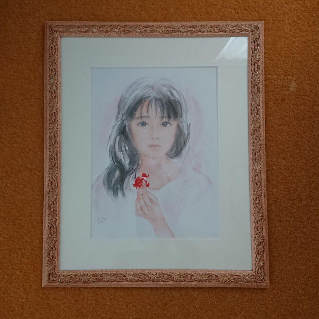 おおた慶文 額装 たとえば サイン 風色のくちづけ