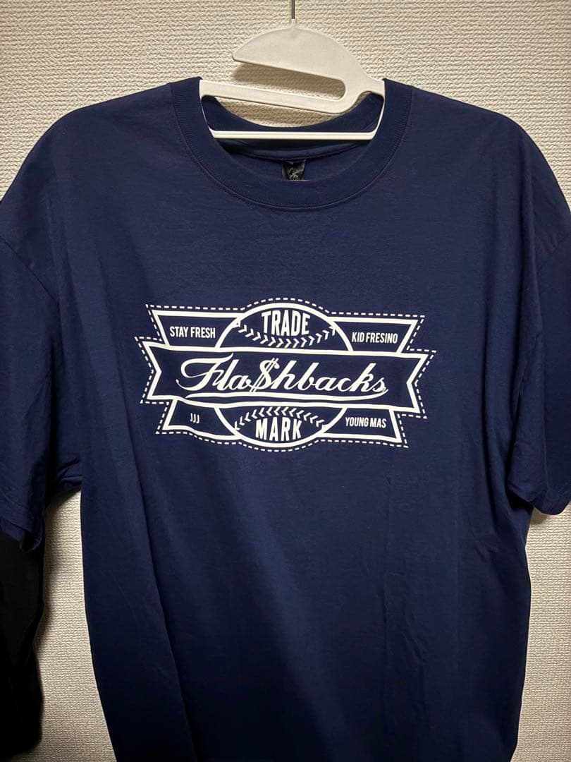 Fla$hbacks ネイビー Tシャツ XL