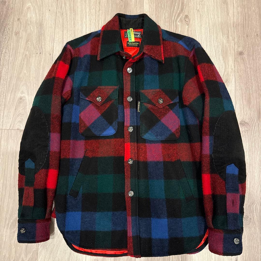 H.R. MARKET ウールチェックジャケット