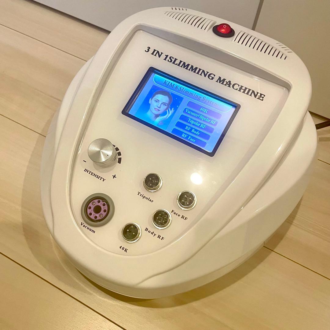 【新品未使用】業務用40khzキャビテーション&ラジオ波 顔&身体用 正規品