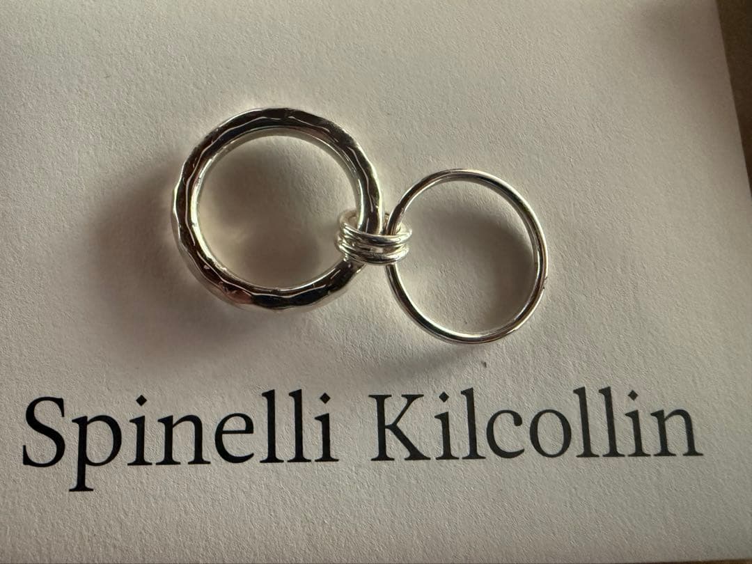 Spinelli Kilcollin 2連シルバーリング　US9