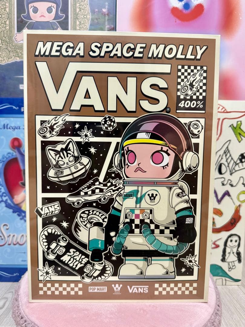 その他 POPMART MEGA SPACE MOLLY 400% VANS