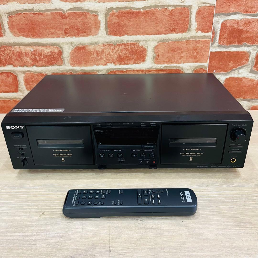 K3330 SONY オートリバースWカセットデッキ TC-WE475