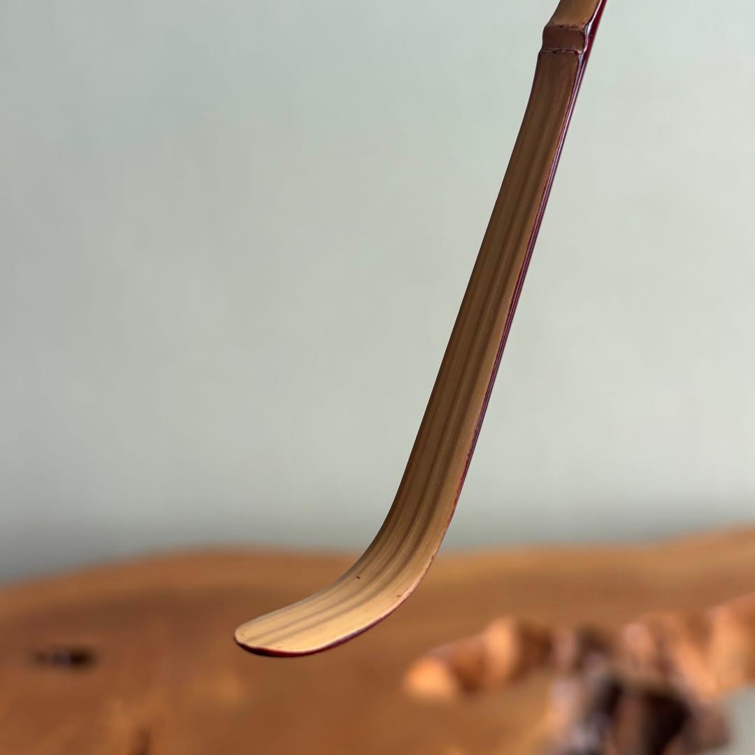 輪島塗 蔦 茶杓 秋斎造 茶道具 共箱