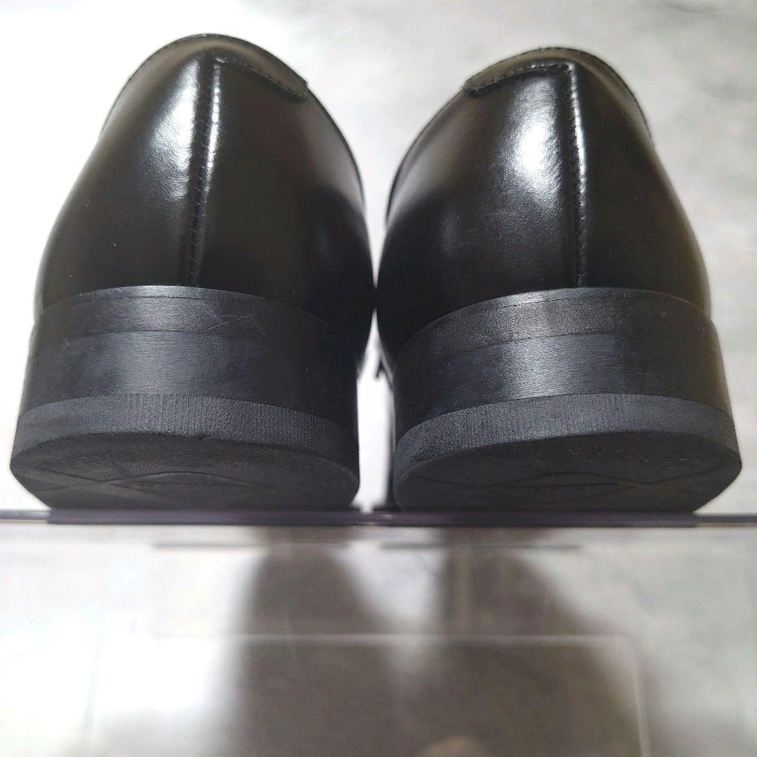 人気定番デザイン 未使用級 REGAL【25】 ストレートチップ サイドゴア 黒