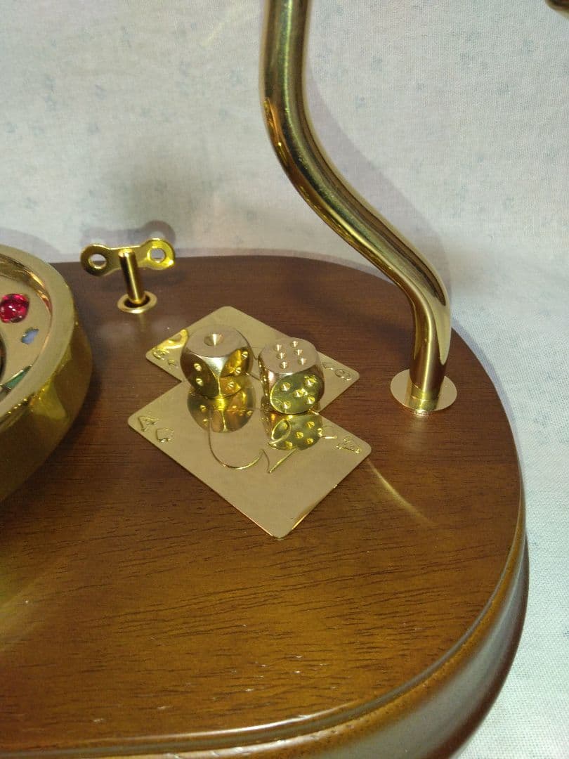 オルゴールのルーレット付き万華鏡