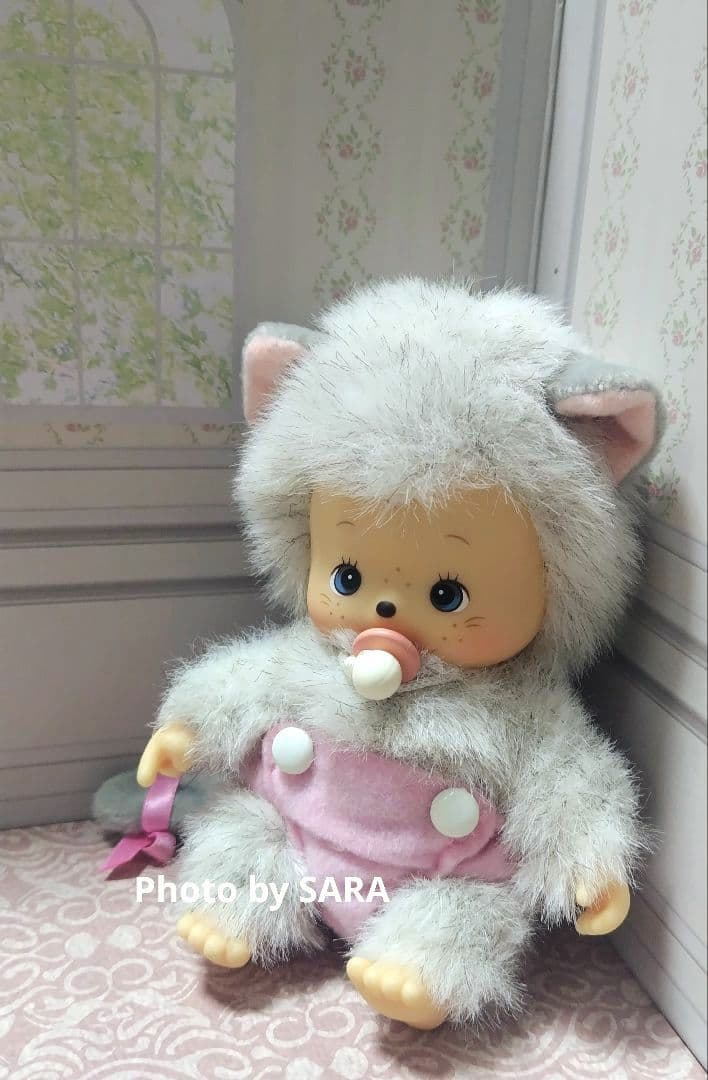 超レア✨モンチッチ　ベビチッチ　猫のニャム　　セキグチ ぬいぐるみ