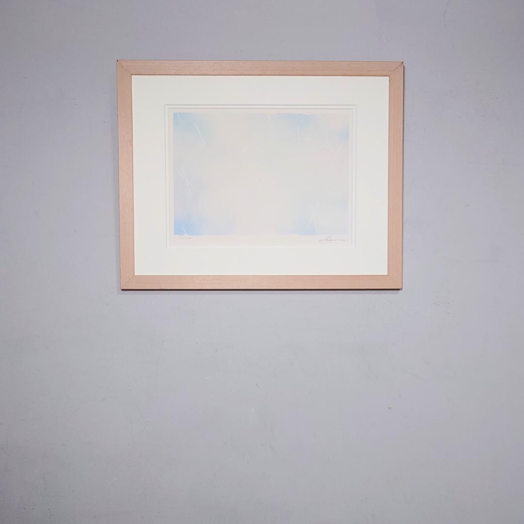 スピリチュアルアーティスト ChieArt 「雨音ー静かな午後ー」 額入