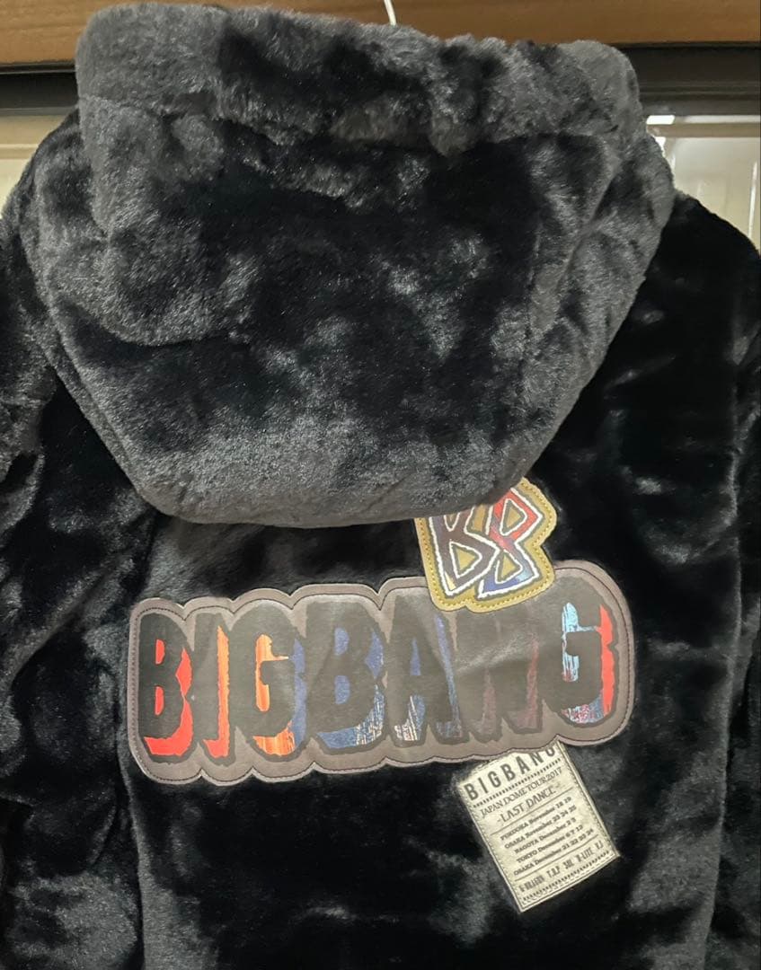 BIGBANG ツアー2017 ボアパーカー M ブラック フェイクファー