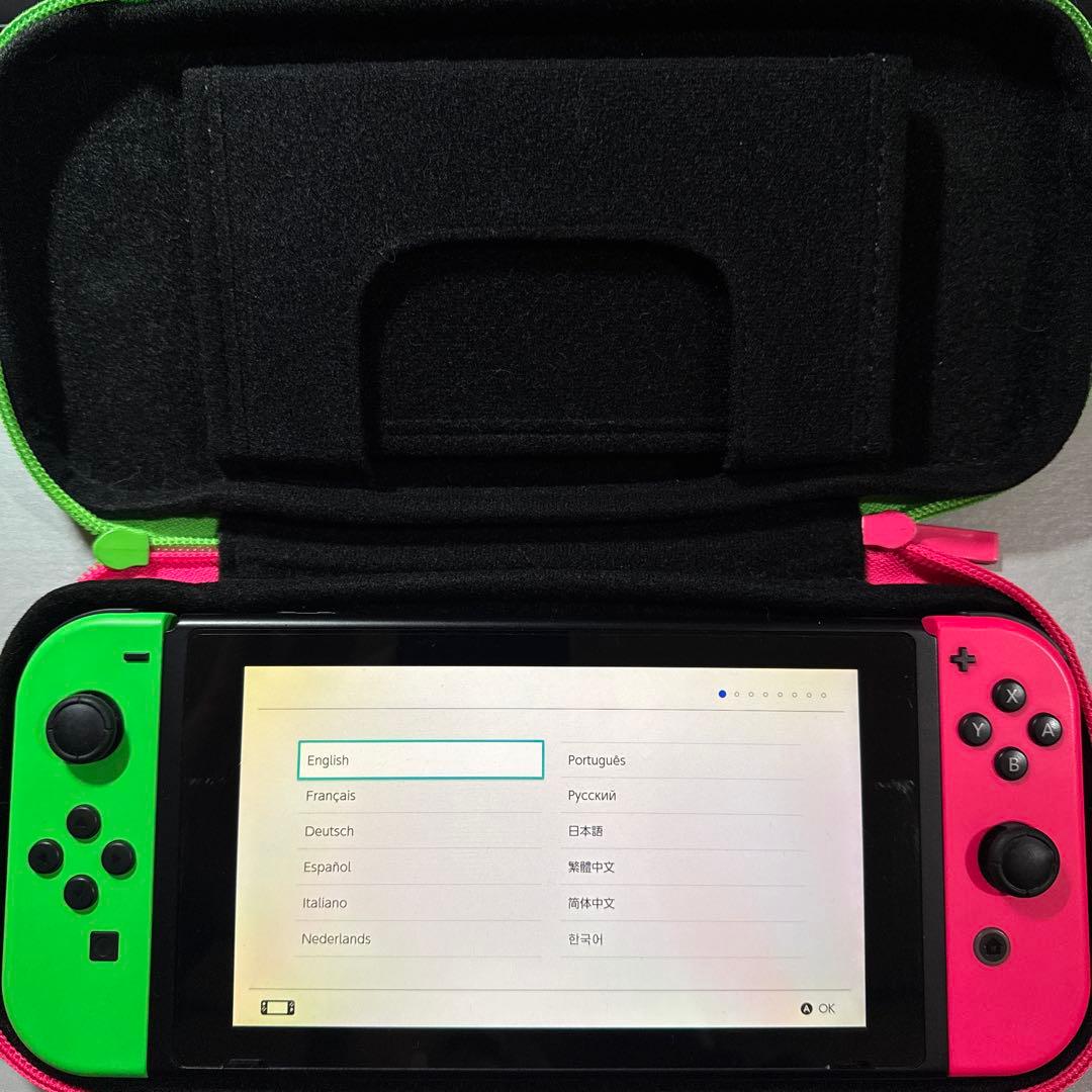 ニンテンドースイッチスプラトゥーン2エディション ソフトケース付