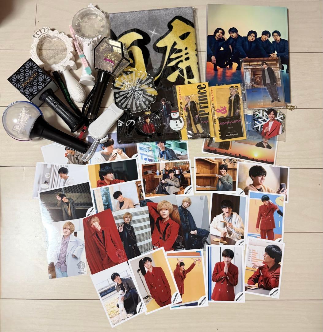 永瀬廉 ネームタオル まとめ売り アクスタ ペンライトKing&Prince