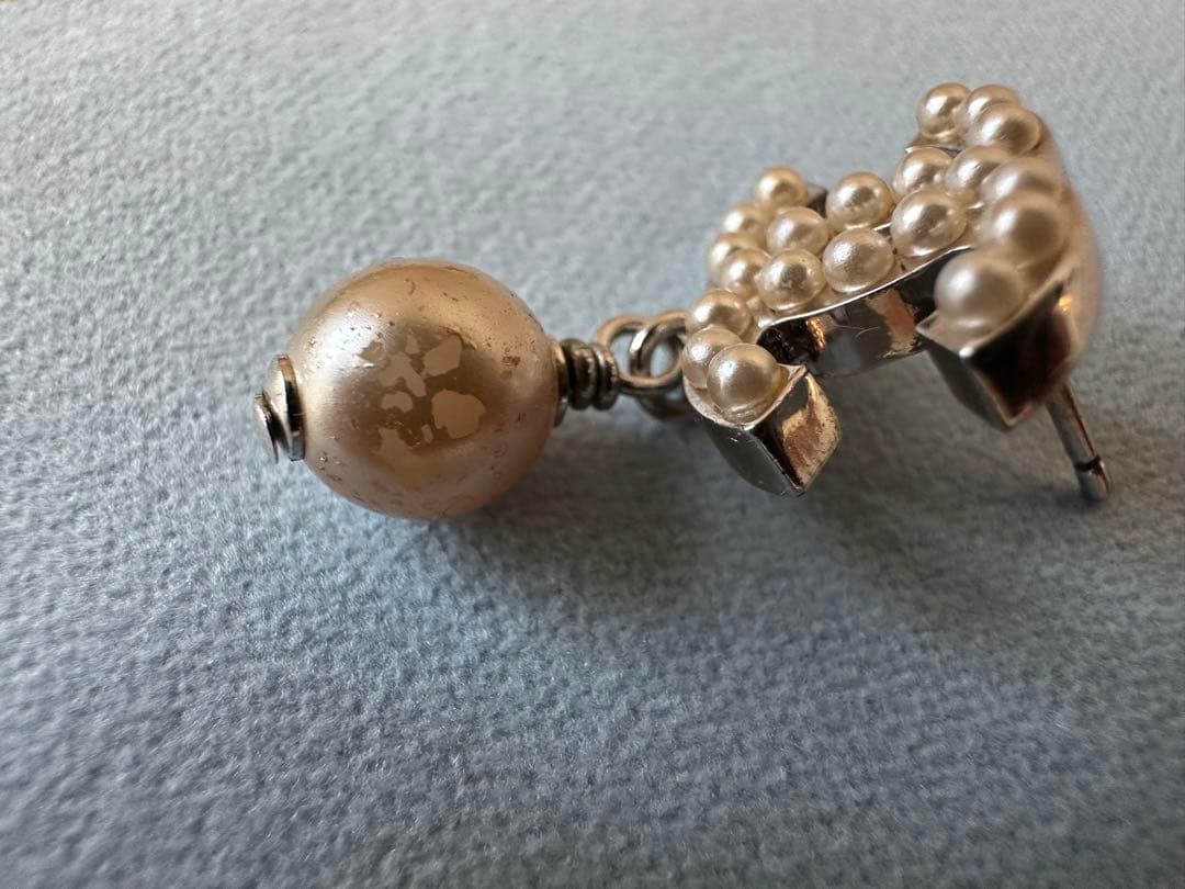 【CHANEL】ココマーク&パールピアス