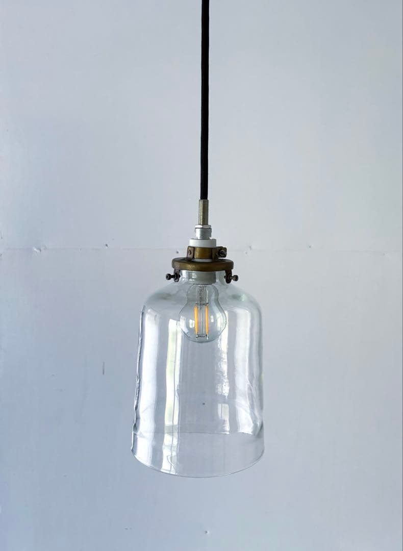 左藤玲朗（左藤吹きガラス工房）ガラスランプシェード