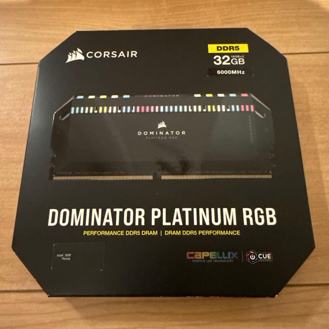 新品 CORSAIR DDR5 6000MHz 32GB DOMINATOR