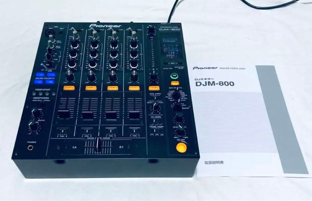 PIONEER DJM-800 フルメンテナンス済み　パネル&ノブ交換済み