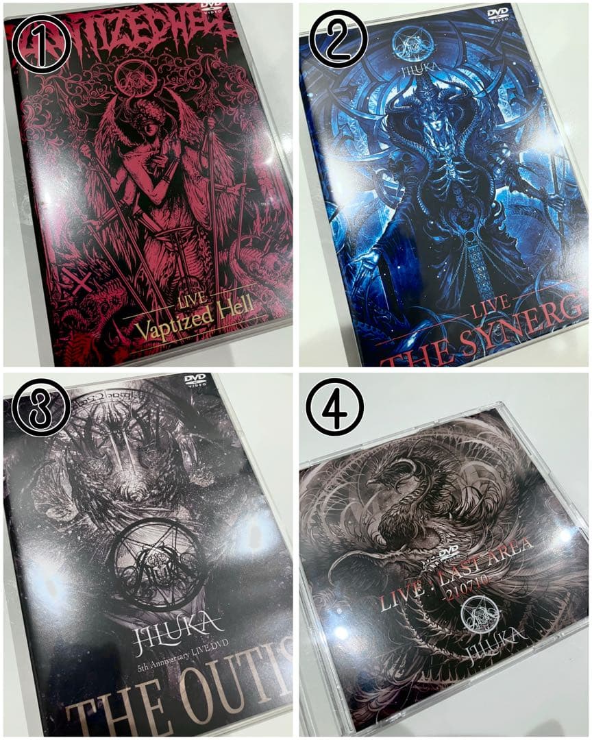 JILUKAライブDVD 4点セット