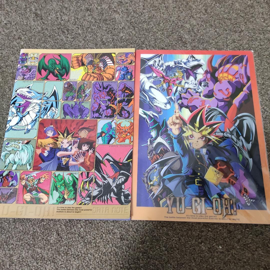 【激レア・やや傷あり】東映版 映画 遊戯王 特典 下敷き サイン入りデータノート