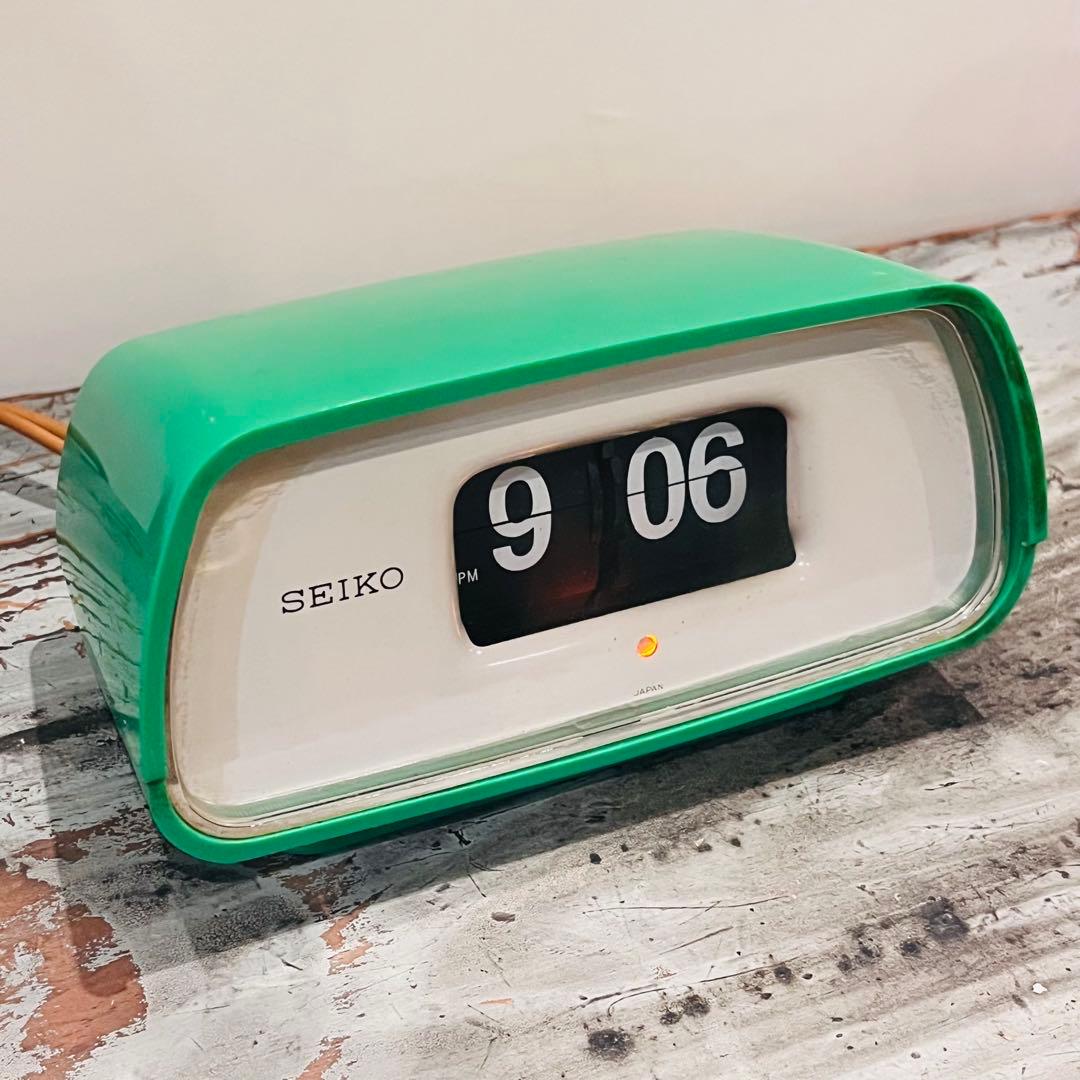 SEIKOパタパタ時計 デジタルクロック DZ634 昭和レトロ