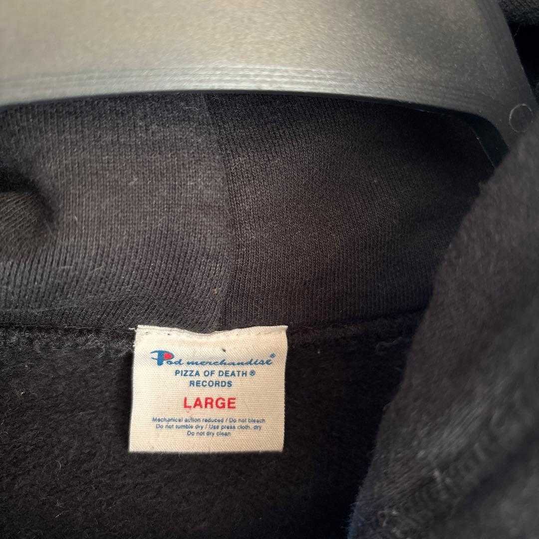 PIZZA OF DEATH Believerパーカー 黒Lサイズ
