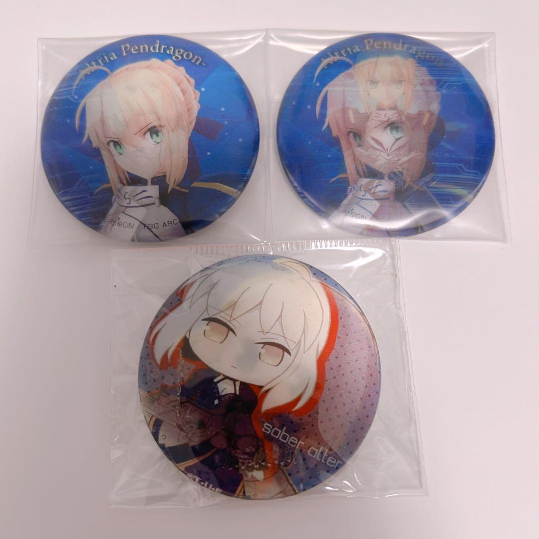 Fate 缶バッジ　セイバー　アルトリア